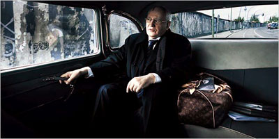 Mikhail gorbachev louis vuitton bag
