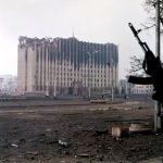 Chechen Gunman in Grozny