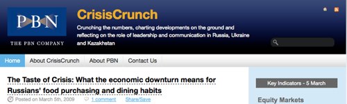 Crisis Crunch Blog - Russia, Ukraine and Kazakhstan