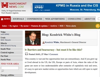 Kendrick White's Blog - Marchmont News