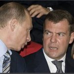 putin medvedev angry Putin and Medvedev Square Up