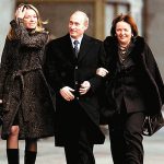 Maria-Putin-Father-Mother Maria Putin with her father and mother