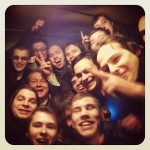 Navalny arrest Navalny tweeted this picture, saying "With my lads on the police bus. They all say hi,"