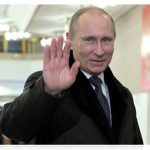 Putin waves Putin waves