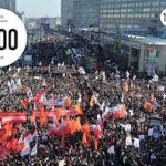 9,100 attended, according to RIA Novosti's estimate